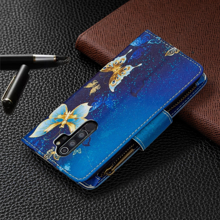 For Xiaomi Redmi Note 8 Pro Colored Drawing Pattern Zipper Horizontal Flip Leather Case with Holder & Card Slots & Wallet