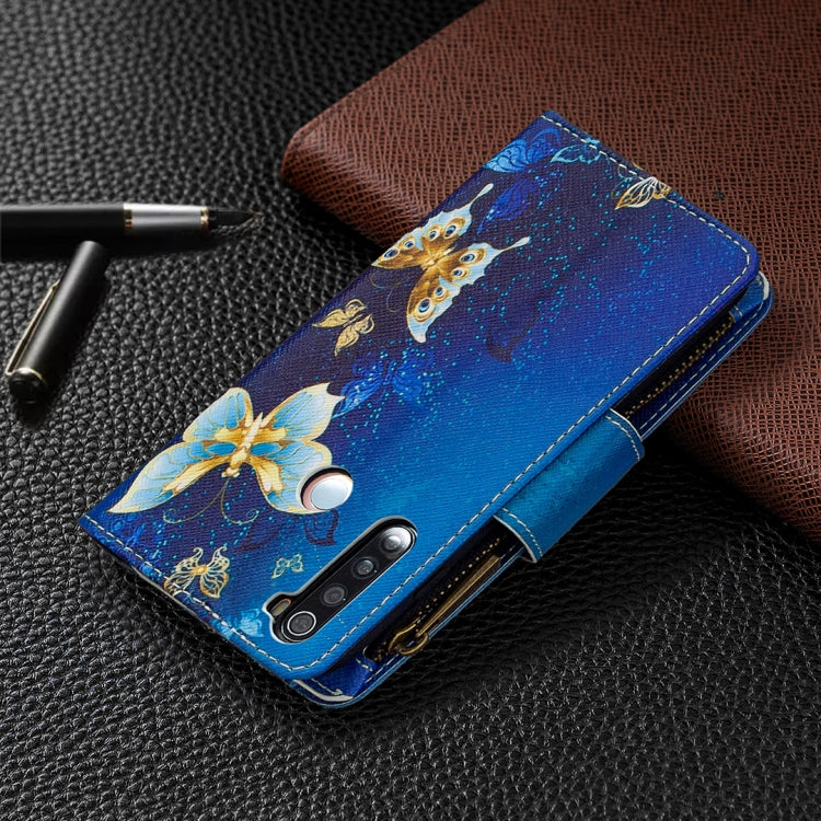 For Xiaomi Redmi Note 8 Colored Drawing Pattern Zipper Horizontal Flip Leather Case with Holder & Card Slots & Wallet