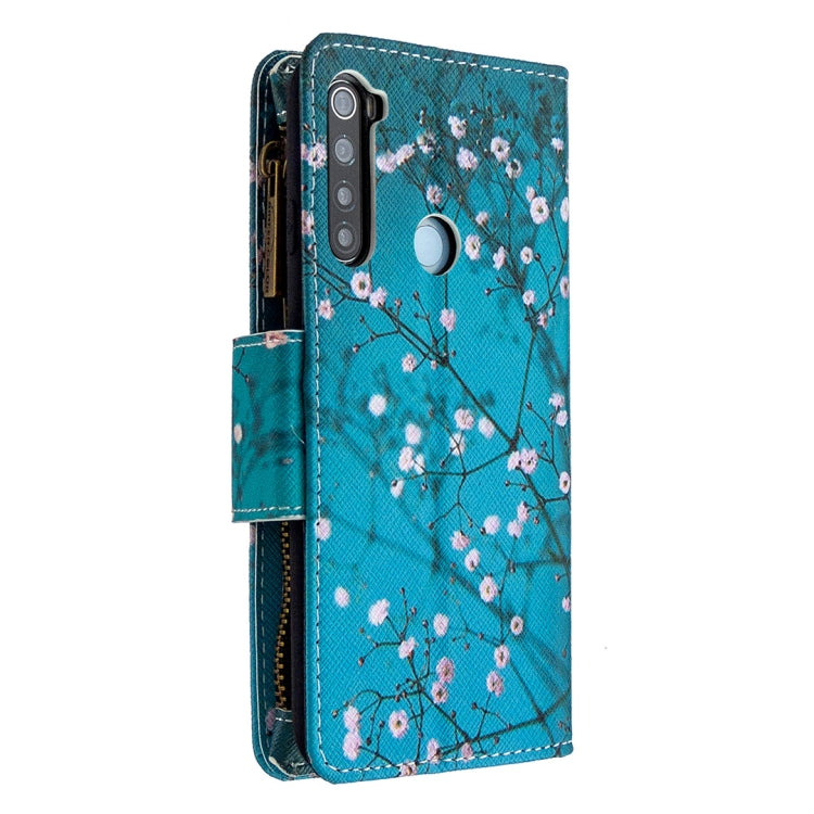 For Xiaomi Redmi Note 8 Colored Drawing Pattern Zipper Horizontal Flip Leather Case with Holder & Card Slots & Wallet