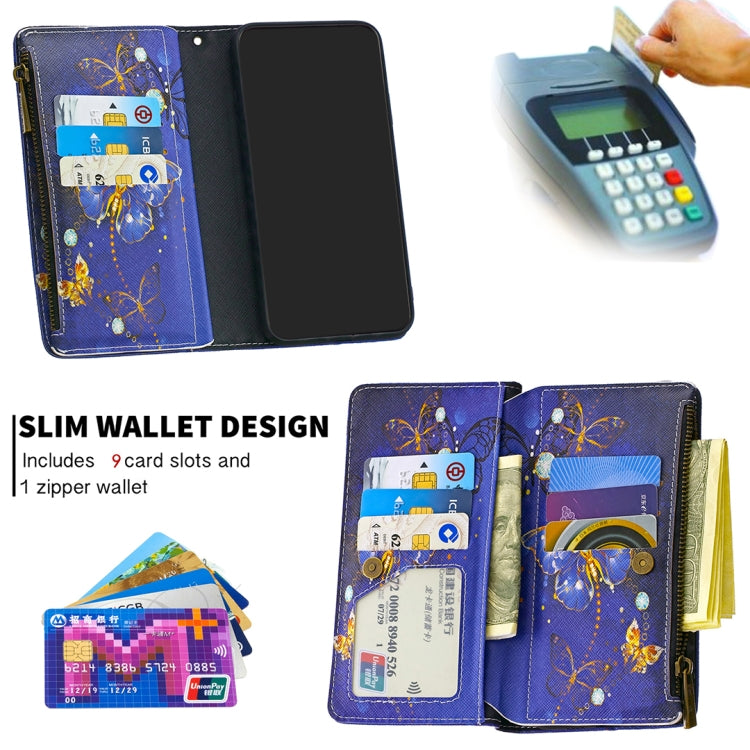 For Xiaomi Redmi Note 9 Pro Colored Drawing Pattern Zipper Horizontal Flip Leather Case with Holder & Card Slots & Wallet