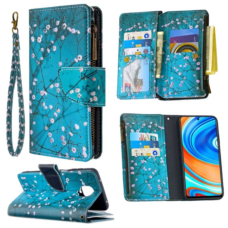 For Xiaomi Redmi Note 9 Pro Colored Drawing Pattern Zipper Horizontal Flip Leather Case with Holder & Card Slots & Wallet