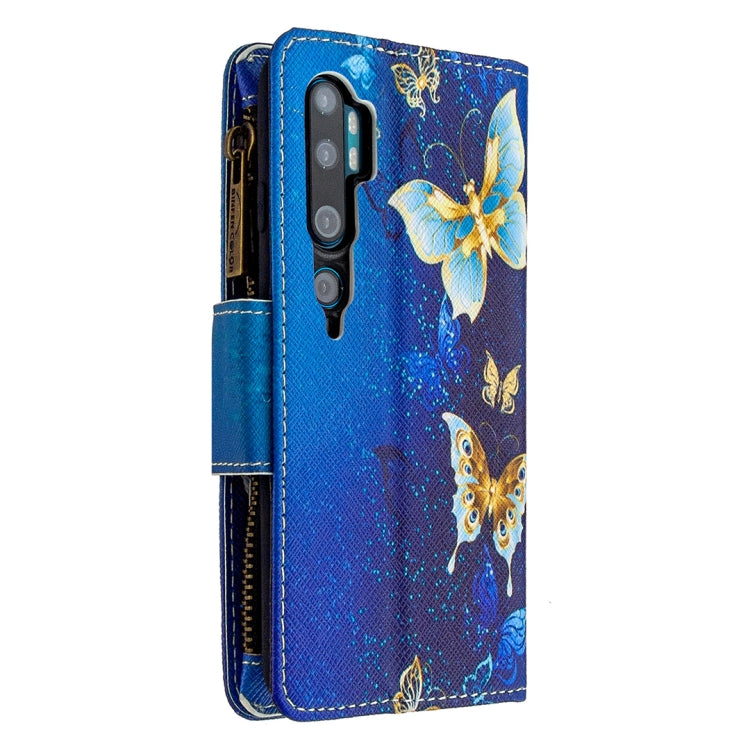 For Xiaomi Mi CC9 Pro / Note 10 Colored Drawing Pattern Zipper Horizontal Flip Leather Case with Holder & Card Slots & Wallet