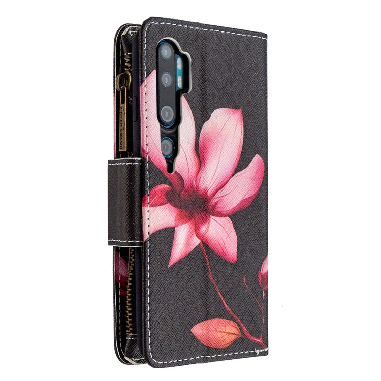 For Xiaomi Mi CC9 Pro / Note 10 Colored Drawing Pattern Zipper Horizontal Flip Leather Case with Holder & Card Slots & Wallet