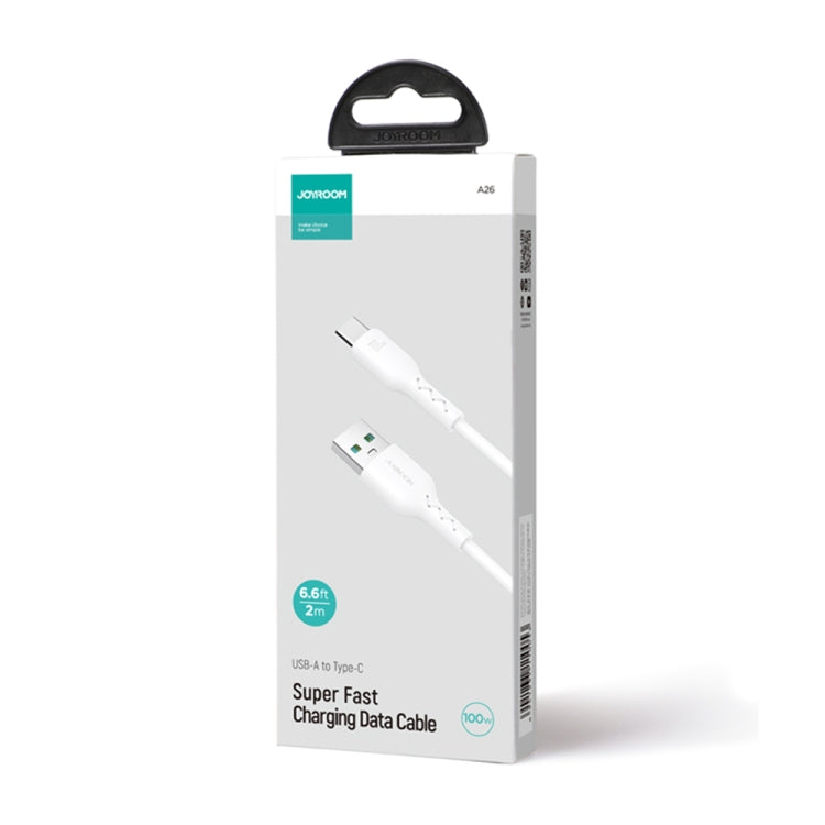 JOYROOM SA26-AC6 Flash Charge Series 100W USB to USB-C / Type-C Fast Charging Data Cable, Cable Length: