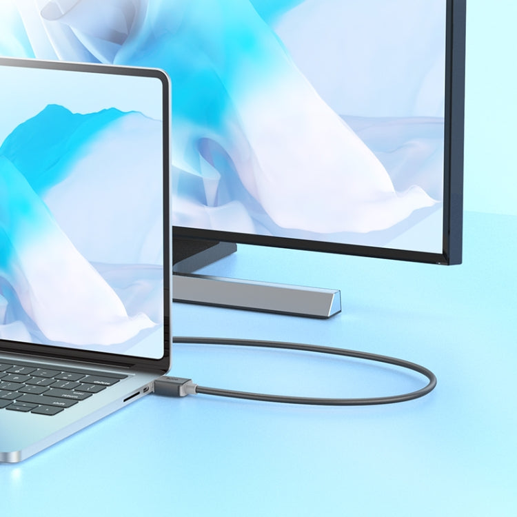 hoco US08 HDTV 2.0 Male to Male 4K HD Data Cable, Cable Length:2m(Black)