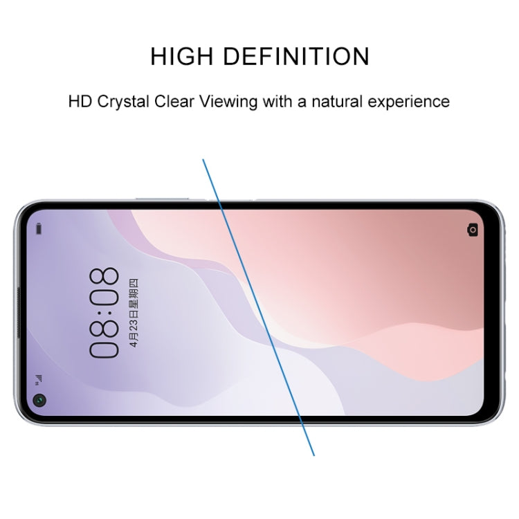 For Huawei Nova 7 SE / 7 SE 5G Youth 25 PCS Full Glue Full Screen Tempered Glass Film(Black)