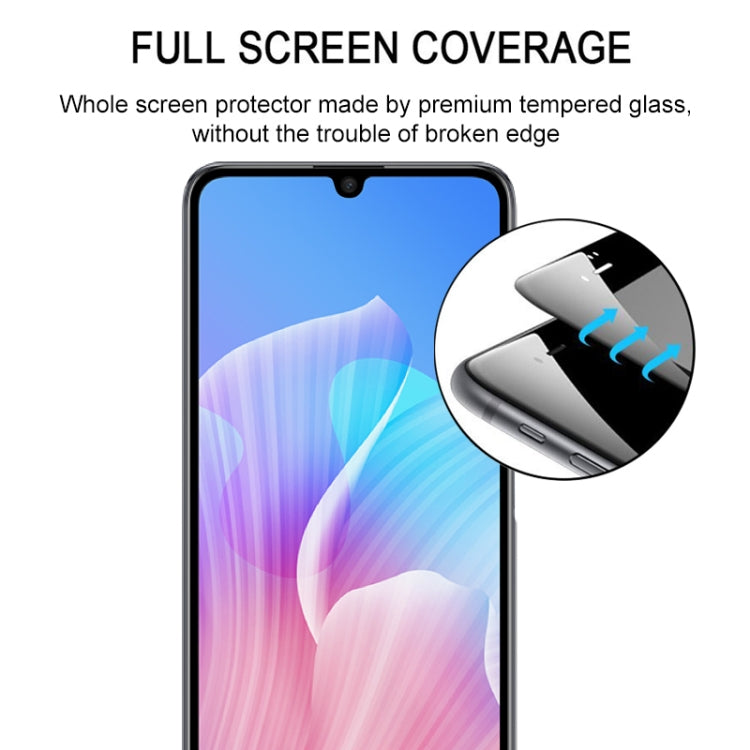 For Huawei Enjoy Z 5G 25 PCS Full Glue Full Screen Tempered Glass Film(Black)