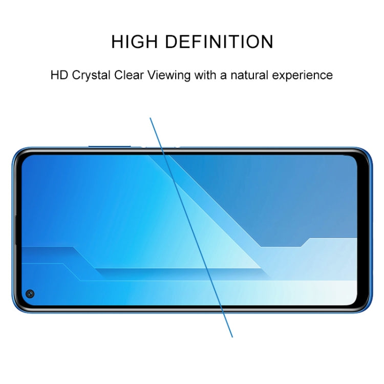 For Huawei Honor Play4 25 PCS Full Glue Full Screen Tempered Glass Film(Black)