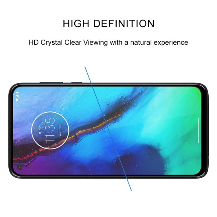 For Motorola Moto G Stylus 25 PCS Full Glue Full Screen Tempered Glass Film(Black)