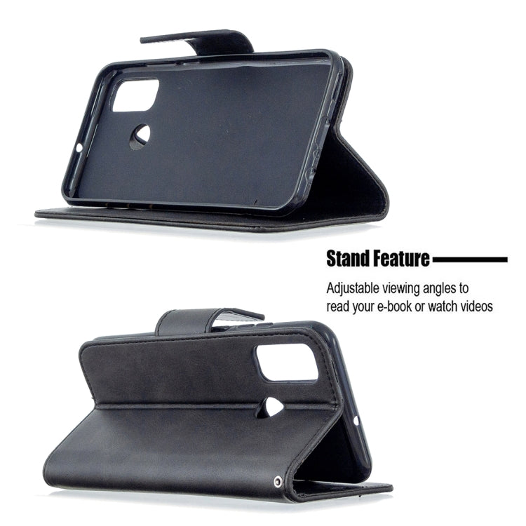 For Huawei P Smart (2020) Retro Lambskin Texture Pure Color Horizontal Flip PU Leather Case with Holder & Card Slots & Wallet & Lanyard