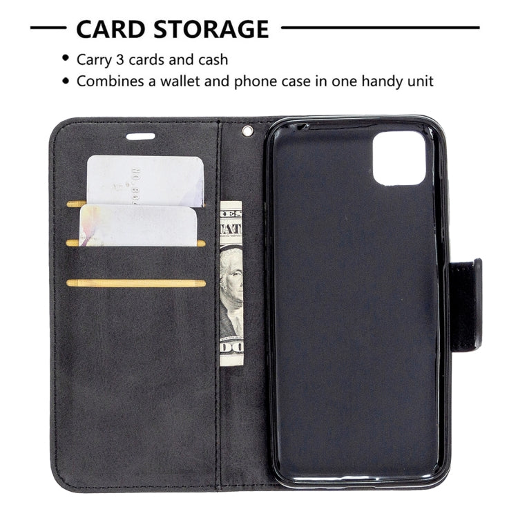 For Huawei Y5P / Honor 9S Retro Lambskin Texture Pure Color Horizontal Flip PU Leather Case with Holder & Card Slots & Wallet & Lanyard