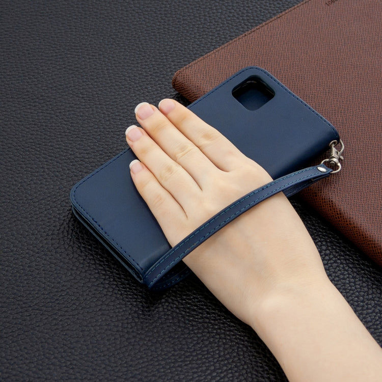 For Huawei Y5P / Honor 9S Retro Lambskin Texture Pure Color Horizontal Flip PU Leather Case with Holder & Card Slots & Wallet & Lanyard