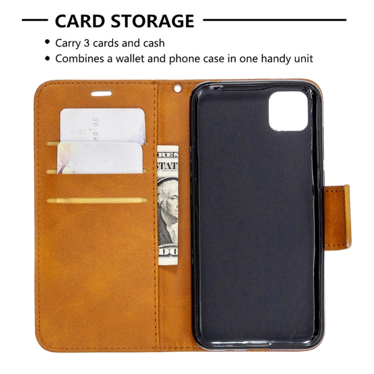 For Huawei Y5P / Honor 9S Retro Lambskin Texture Pure Color Horizontal Flip PU Leather Case with Holder & Card Slots & Wallet & Lanyard