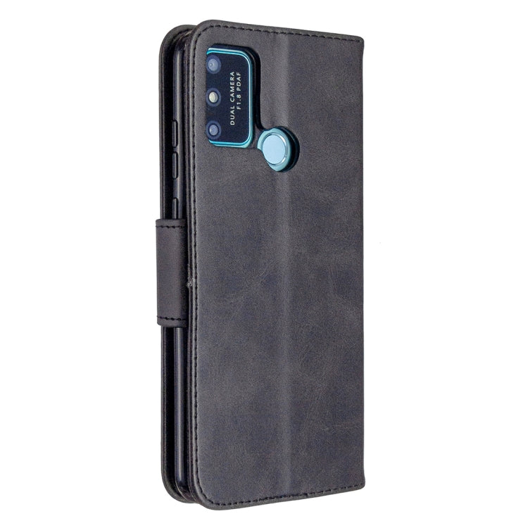 For Huawei Honor 9A Retro Lambskin Texture Pure Color Horizontal Flip PU Leather Case with Holder & Card Slots & Wallet & Lanyard