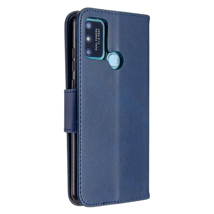 For Huawei Honor 9A Retro Lambskin Texture Pure Color Horizontal Flip PU Leather Case with Holder & Card Slots & Wallet & Lanyard