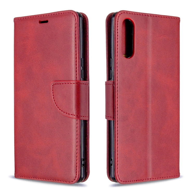 For Sony Xperia L4 Retro Lambskin Texture Pure Color Horizontal Flip PU Leather Case with Holder & Card Slots & Wallet & Lanyard