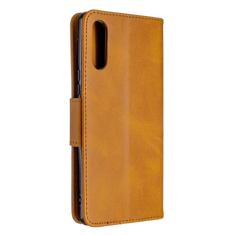 For Sony Xperia L4 Retro Lambskin Texture Pure Color Horizontal Flip PU Leather Case with Holder & Card Slots & Wallet & Lanyard