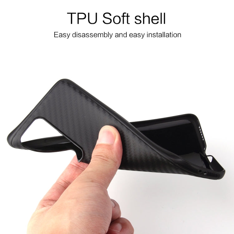 For Huawei P40 Pro Carbon Fiber Texture Shockproof TPU Protective Case