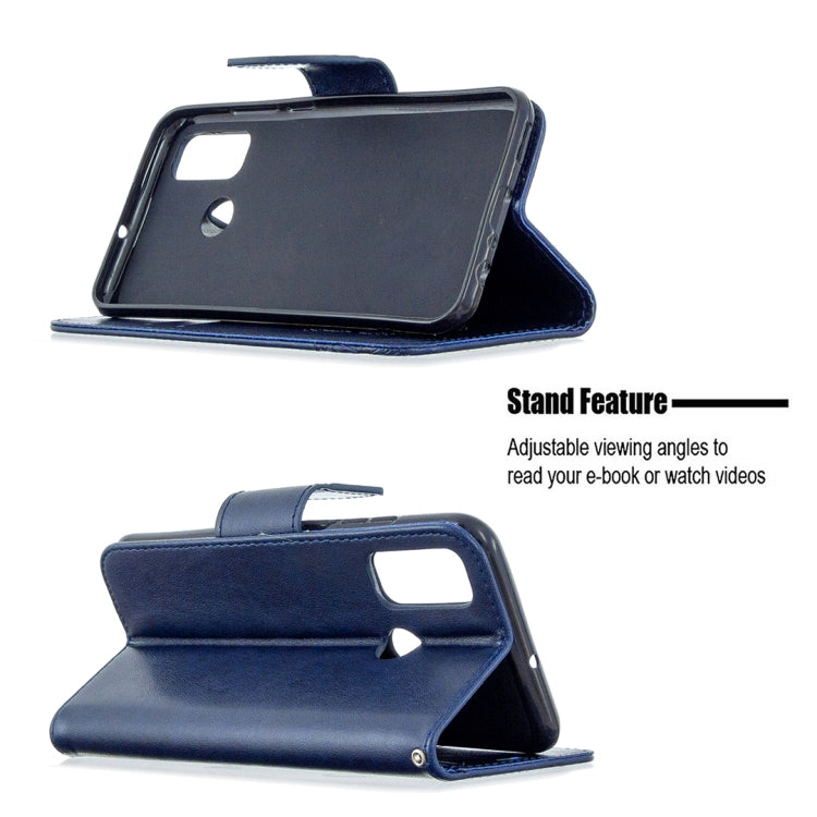 For Huawei P Smart (2020) Two Butterflies Embossing Pattern Horizontal Flip Leather Case with Holder & Card Slot & Wallet & Lanyard