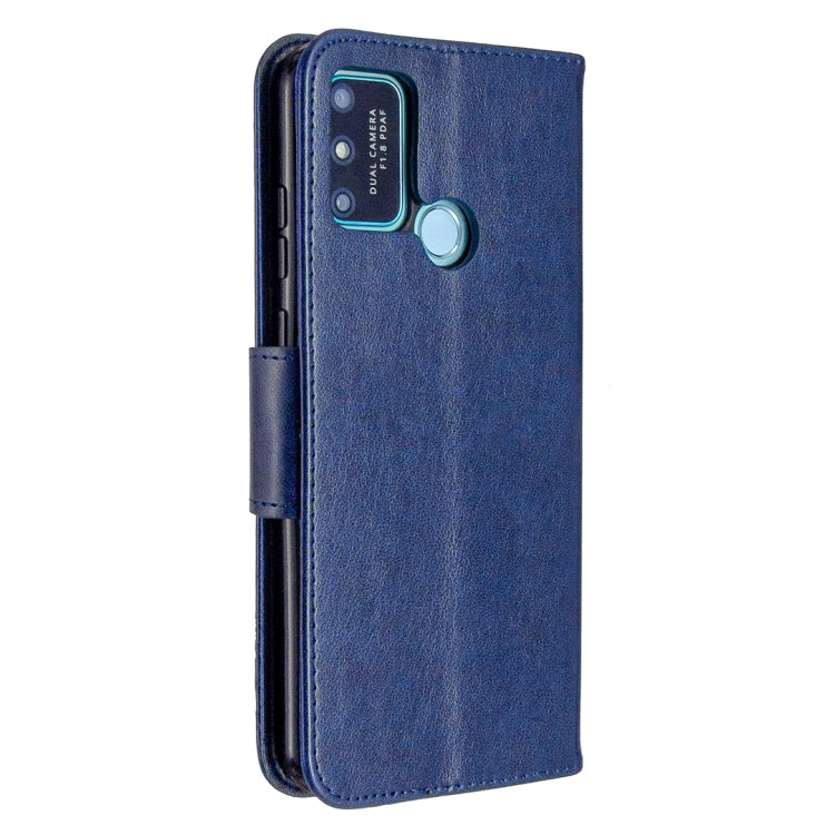 For Huawei Honor 9A Two Butterflies Embossing Pattern Horizontal Flip Leather Case with Holder & Card Slot & Wallet & Lanyard