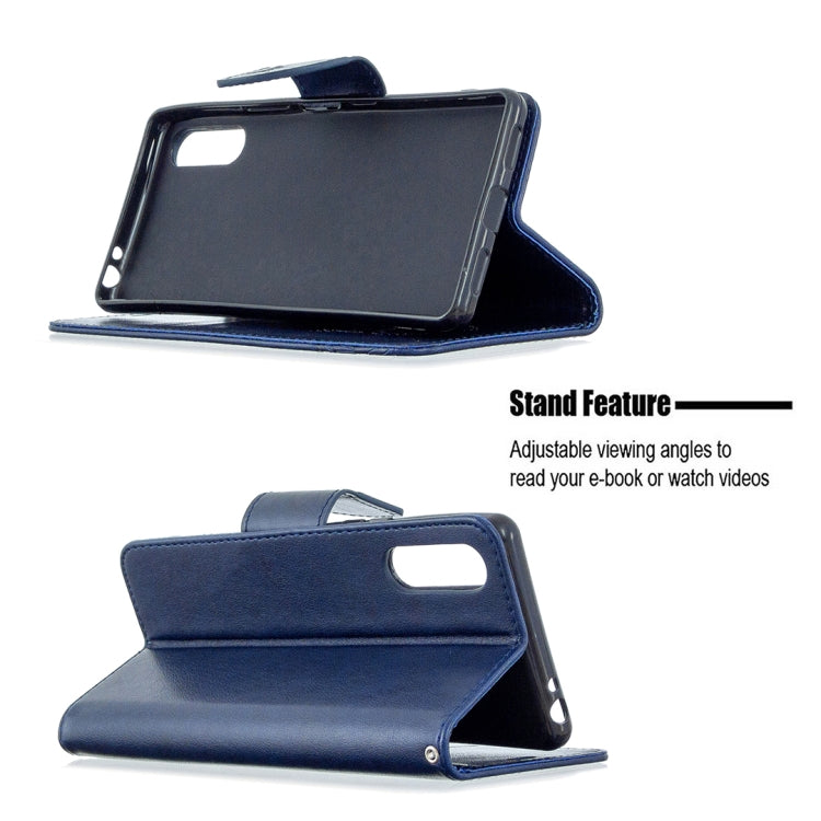 For Sony Xperia L4 Two Butterflies Embossing Pattern Horizontal Flip Leather Case with Holder & Card Slot & Wallet & Lanyard