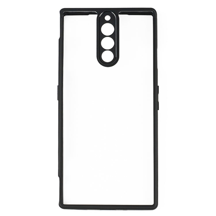 For ZTE nubia Red Magic 8 Pro/8 Pro+/8S Pro Frosted TPU + Transparent PC Phone Case(Black)