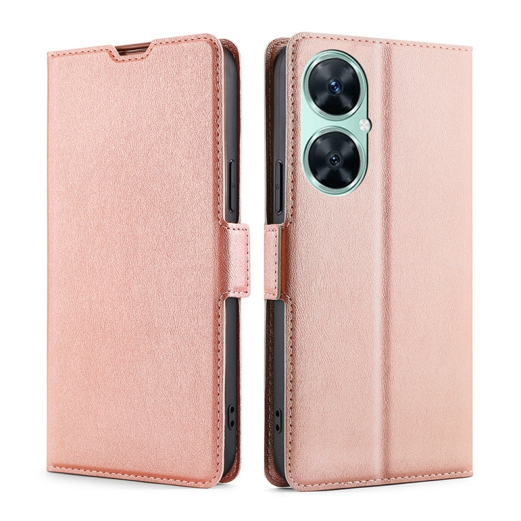 For Huawei Enjoy 60 Pro / nova 11i Ultra-thin Voltage Side Buckle Horizontal Flip Leather Phone Case