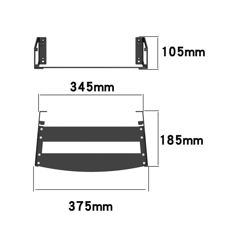 For Sonos Five Smart Speaker Wall-mounted Metal Bracket Hanger