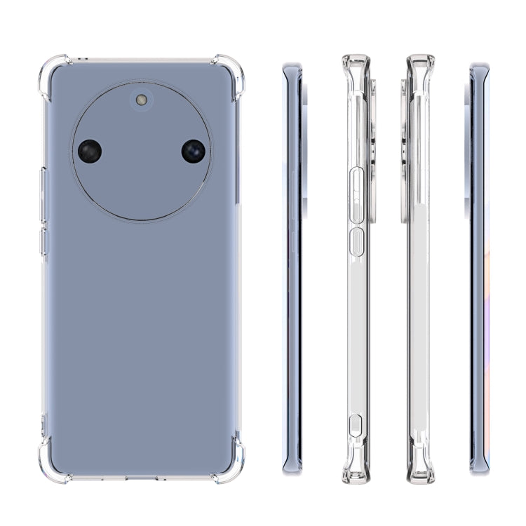 For Honor X50 Shockproof Non-slip Thickening TPU Phone Case(Transparent)