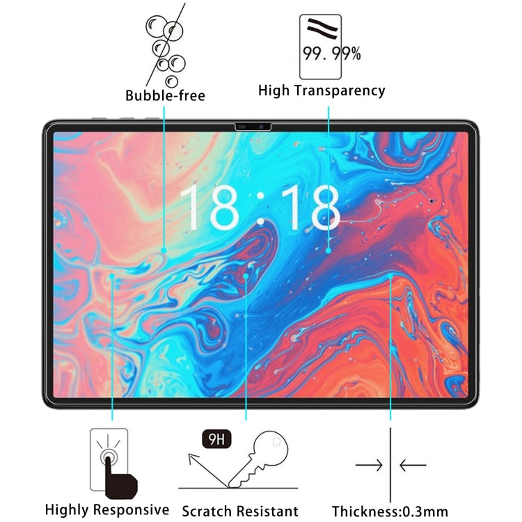 For N-One N Pad S 10.1 2pcs 9H 0.3mm Explosion-proof Tempered Glass Film