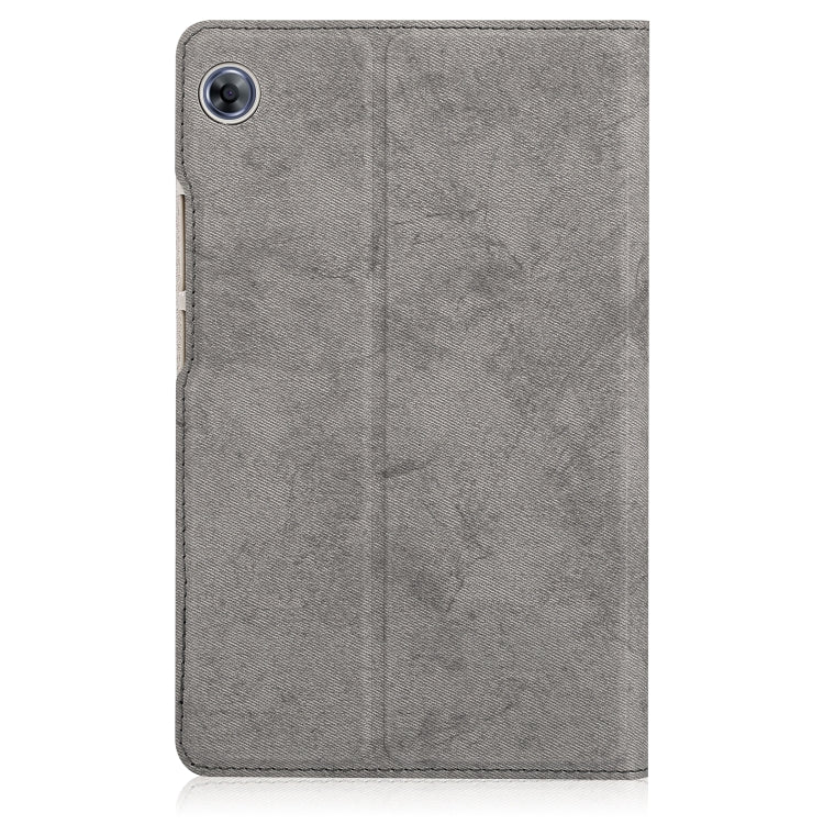 For Huawei MatePad T8 Marble Cloth Texture Horizontal Flip Leather Case with Card Slot & Holder