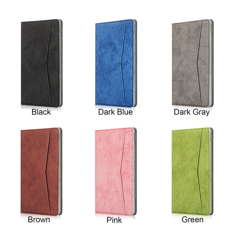 For Huawei Honor V6 Marble Cloth Texture Horizontal Flip Leather Case with Card Slot & Holder