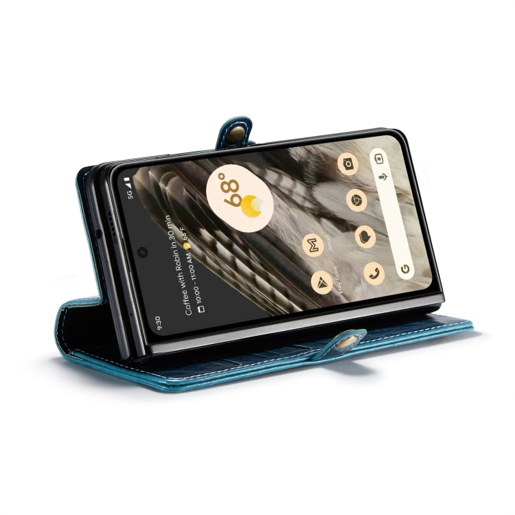 For Google Pixel Fold CaseMe 003 Crazy Horse Texture Leather Phone Case