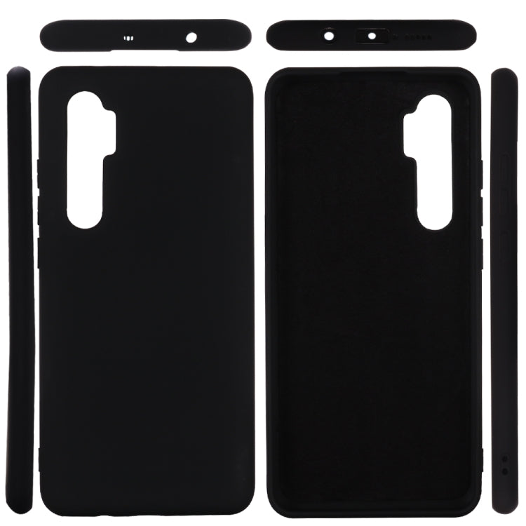 For Xiaomi Mi Note 10 Lite Solid Color Liquid Silicone Shockproof Full Coverage Protective Case