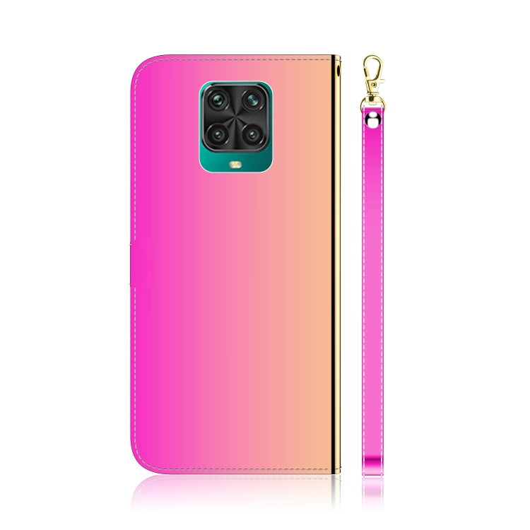For Xiaomi Redmi Note 9 Pro Lmitated Mirror Surface Horizontal Flip Leather Case with Holder & Card Slots & Wallet & Lanyard