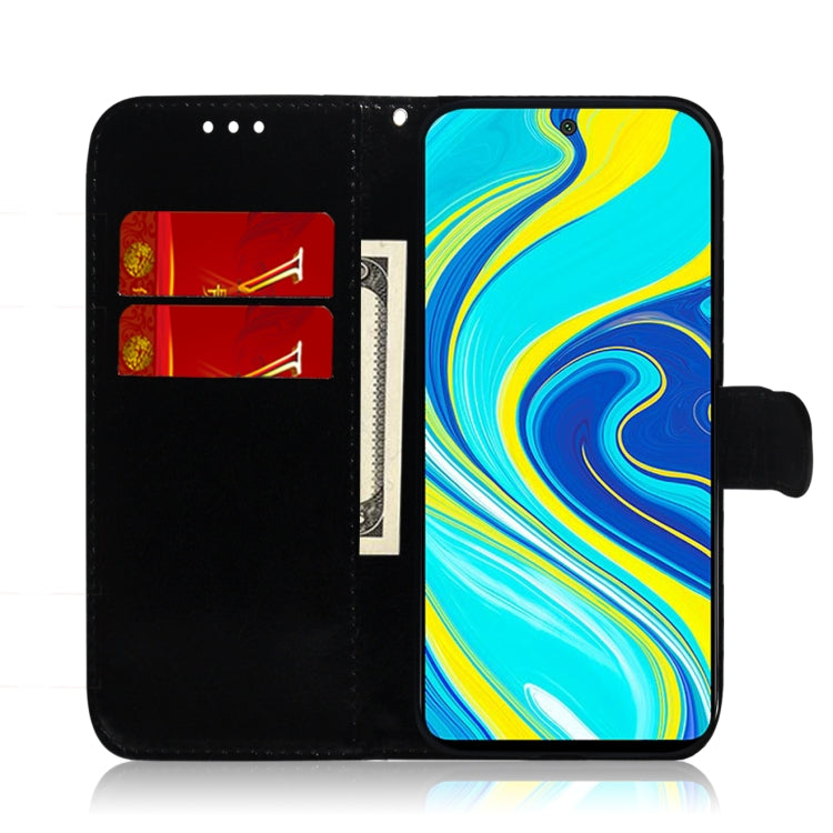 For Xiaomi Redmi Note 9 Pro Lmitated Mirror Surface Horizontal Flip Leather Case with Holder & Card Slots & Wallet & Lanyard