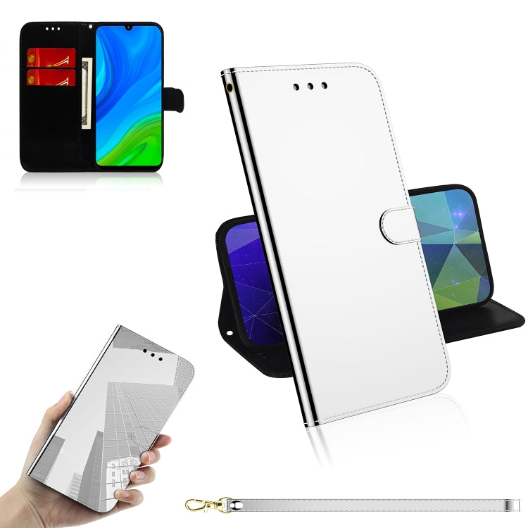 For Huawei P Smart 2020 Lmitated Mirror Surface Horizontal Flip Leather Case with Holder & Card Slots & Wallet & Lanyard