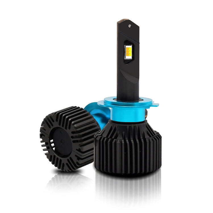 P14 1 Pair H7 DC10-32V / 20W / 6000K / 2000LM IP68 Waterproof Car LED Tri-color Headlight