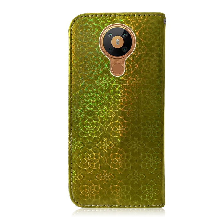 For Nokia 5.3 Solid Color Colorful Magnetic Buckle Horizontal Flip PU Leather Case with Holder & Card Slots & Wallet & Lanyard