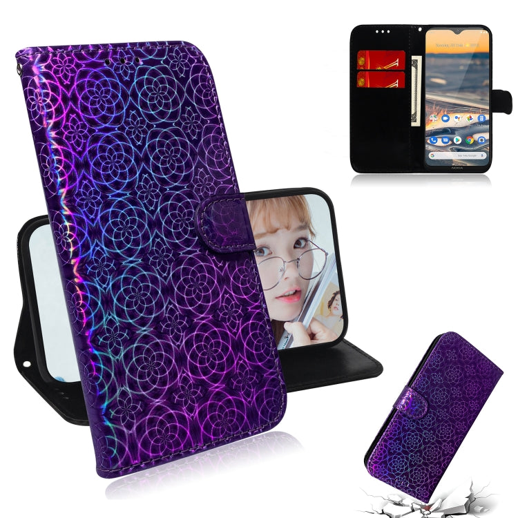 For Nokia 5.3 Solid Color Colorful Magnetic Buckle Horizontal Flip PU Leather Case with Holder & Card Slots & Wallet & Lanyard