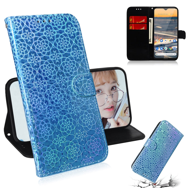 For Nokia 5.3 Solid Color Colorful Magnetic Buckle Horizontal Flip PU Leather Case with Holder & Card Slots & Wallet & Lanyard