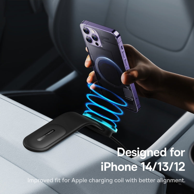 Baseus C02 Pro Magnetic Wireless Charger Car Mount(Black)