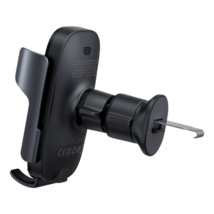 Baseus Milky Way Pro 15W Wireless Charging Electric Air Outlet Car Mount(Black)
