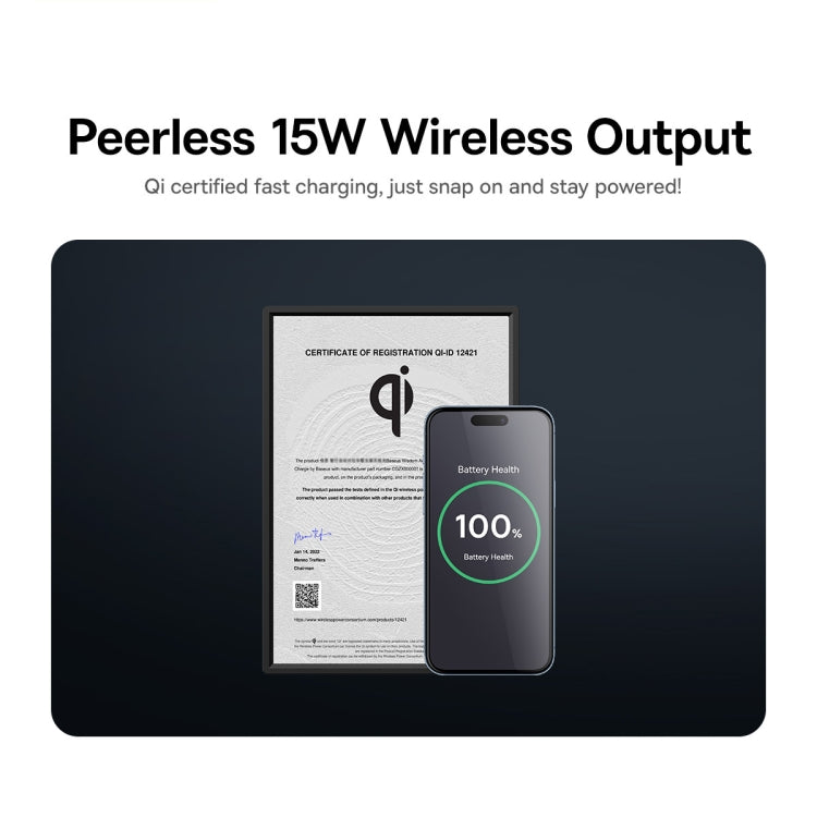 Baseus LightChaser 15W Wireless Charging Electric Air Outlet Car Mount(Black)