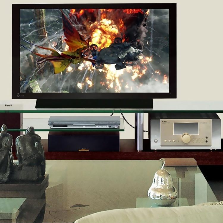 2m EMK OD6.0mm Toslink Square Port to Square Port TV Digital Audio Optical Fiber Connecting Cable