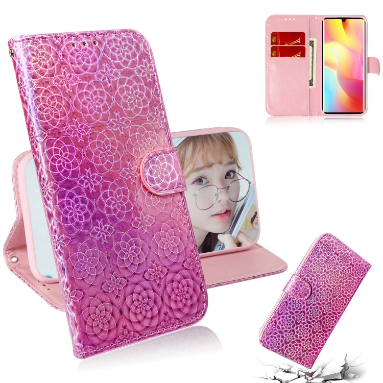 For Xiaomi Mi Note 10 Lite Solid Color Colorful Magnetic Buckle Horizontal Flip PU Leather Case with Holder & Card Slots & Wallet & Lanyard