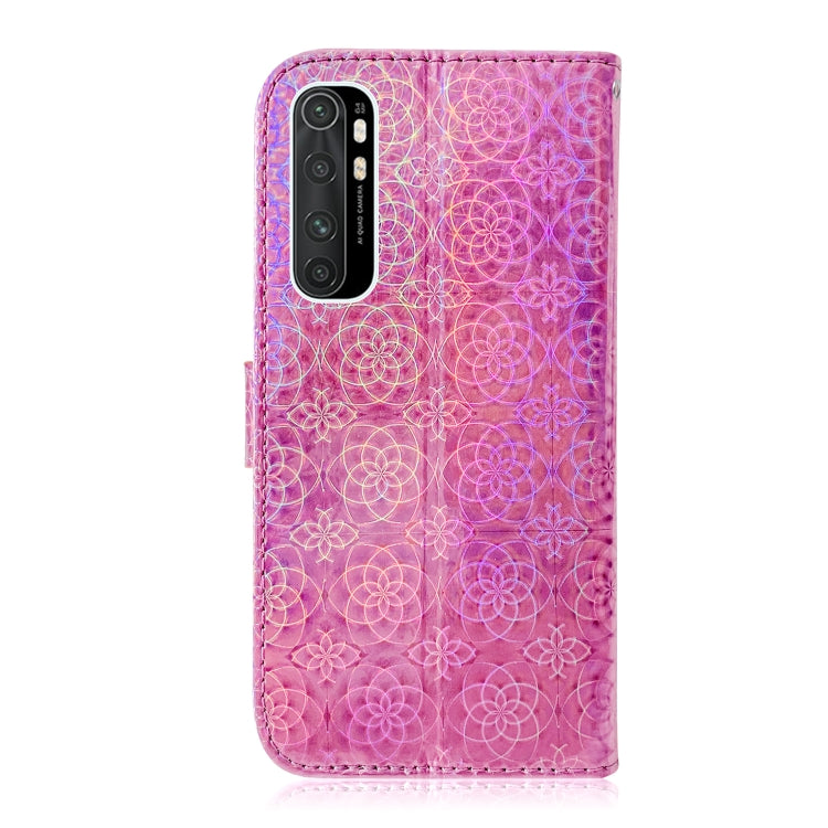 For Xiaomi Mi Note 10 Lite Solid Color Colorful Magnetic Buckle Horizontal Flip PU Leather Case with Holder & Card Slots & Wallet & Lanyard