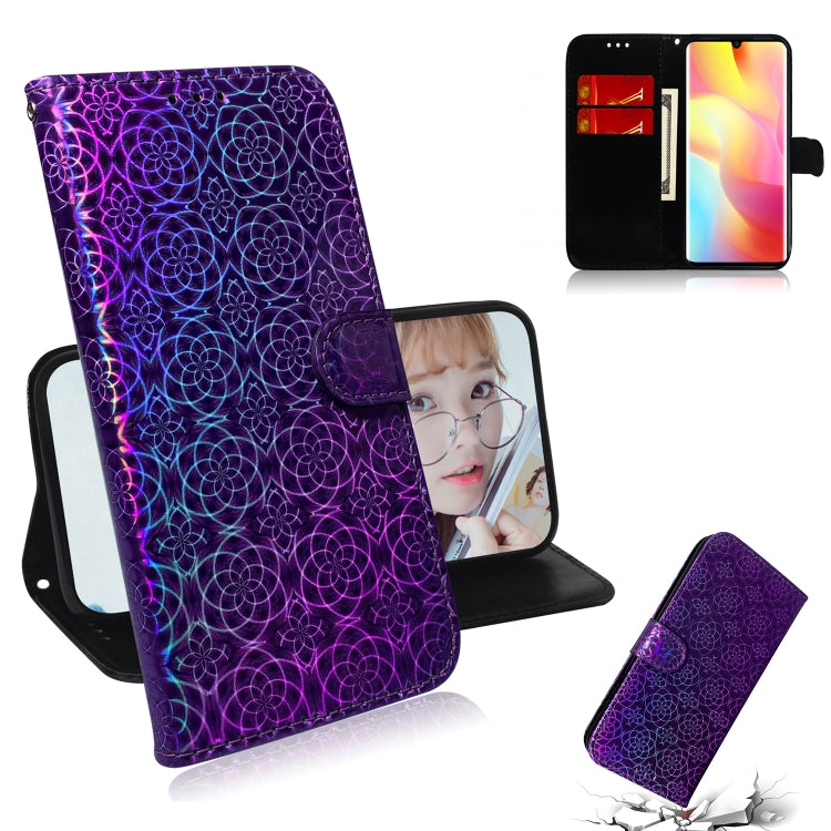 For Xiaomi Mi Note 10 Lite Solid Color Colorful Magnetic Buckle Horizontal Flip PU Leather Case with Holder & Card Slots & Wallet & Lanyard