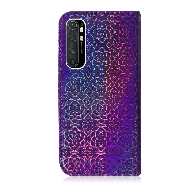 For Xiaomi Mi Note 10 Lite Solid Color Colorful Magnetic Buckle Horizontal Flip PU Leather Case with Holder & Card Slots & Wallet & Lanyard