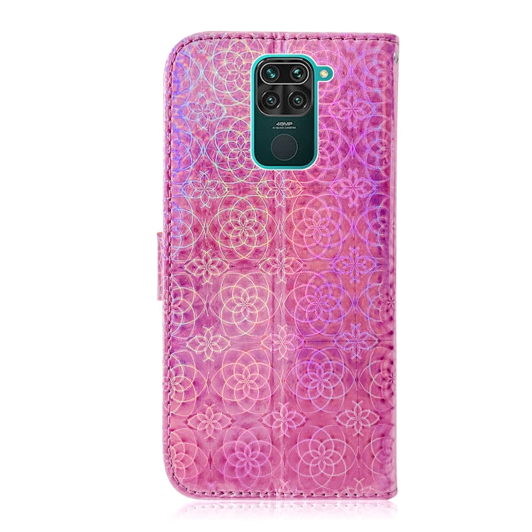 For Xiaomi Redmi Note 9 / 10X 4G Solid Color Colorful Magnetic Buckle Horizontal Flip PU Leather Case with Holder & Card Slots & Wallet & Lanyard